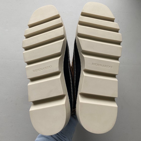 NEW Bernardo Drea Embroidered Bootie Black Brown Tobacco Suede Women's Size 7.5 - Picture 10 of 13